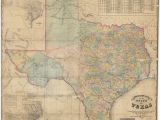 Wall Map Of Texas Vintage Texas Map A R T In 2019 Vintage Maps Texas Signs Map