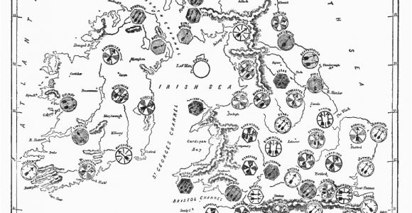 Weather Map for England Distant Writing the Companies and the Weather