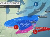 Weather Map for north Carolina Weekend Storm to Unleash Snow Ice From north Carolina to Virginia