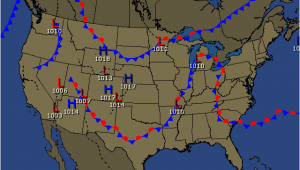 Weather Maps Of Texas Current Frontal Map for the United States Weather Resources