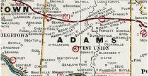 West Union Ohio Map 41 Best Genealogy Maps Images In 2019 County Map Maps Blue Prints