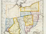 Western Ohio Map John Melish Map Of Ohio Ohio History Genealogy Pinterest