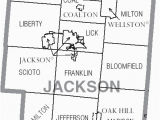 Where is Franklin Ohio On the Map File Map Of Jackson County Ohio with Municipal and township Labels
