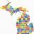 Where is Jackson Michigan On A Map Michigan Map with Counties Big Michigan Love Michigan Map Guns