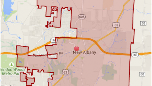 Where is New Albany Ohio On the Map Enrollment Map District Boundaries