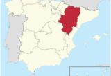 Where is Spain Located On A Map Aragon Wikipedia