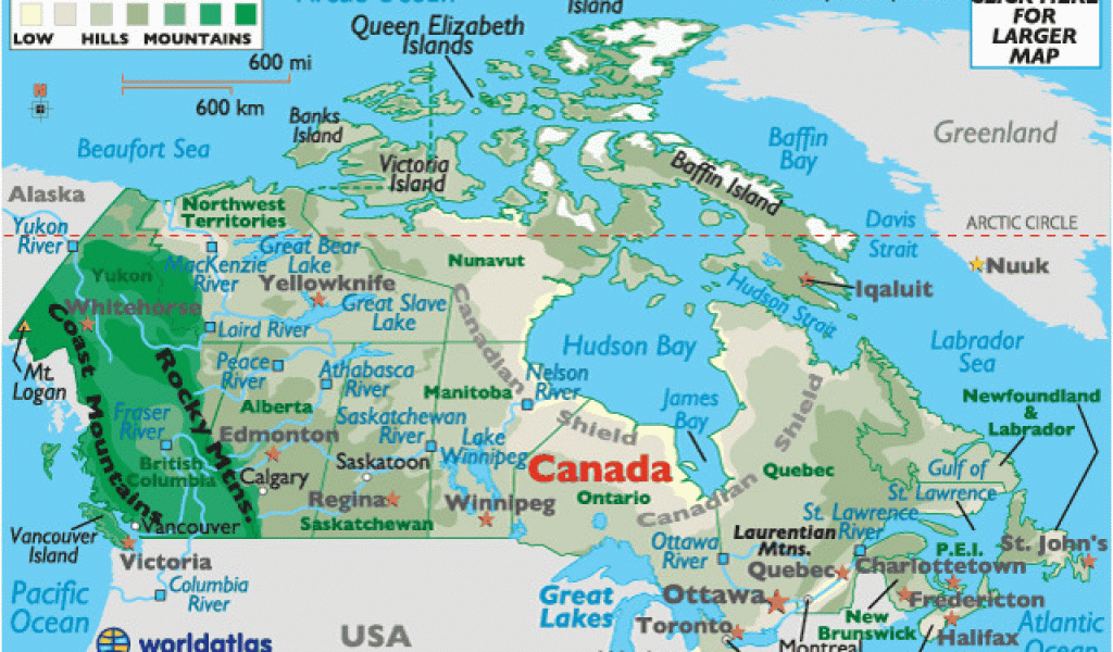 Where Is Whitehorse Canada On A Map Canada Map Map Of Canada Worldatlas Com Of Where Is Whitehorse Canada On A Map 1024x600 