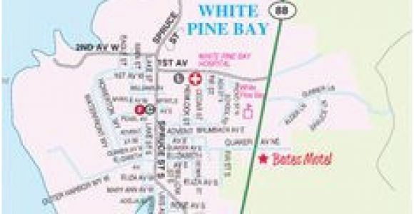 White Pine Bay Oregon Map