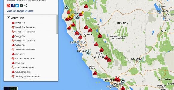 Wildfires In oregon Map where are the Fires In California Map Secretmuseum